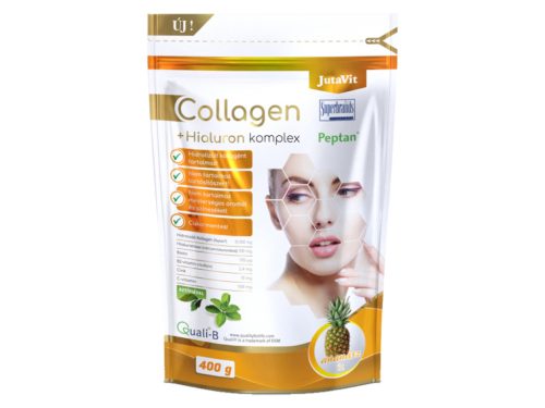 JutaVit Collagen + Hialuron Komplex 400g italpor – Ananász