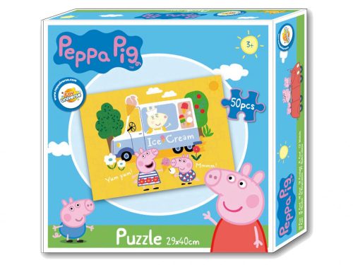 Peppa malac puzzle 50 db-os - Ice Cream