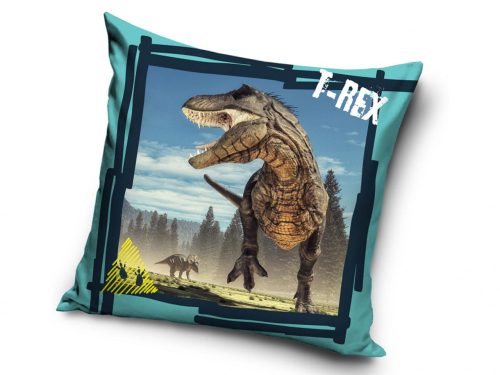Dinoszaurusz párna, díszpárna 40x40 cm - T-Rex
