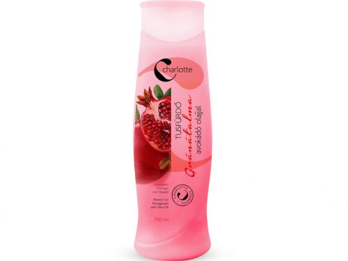 Charlotte női tusfürdő 750ml - Gránátalma és Olíva