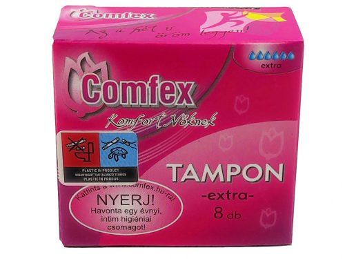 Comfex tampon 8 db - Extra