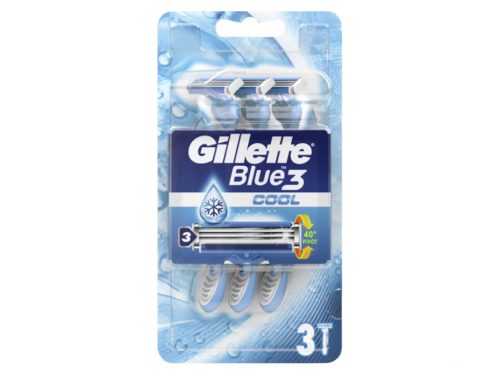 Gillette Blue3 eldobható borotva 3db - Cool