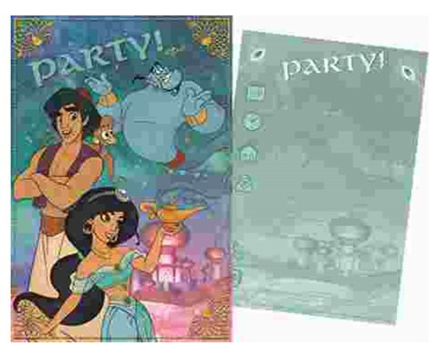 Aladdin Party Meghívó