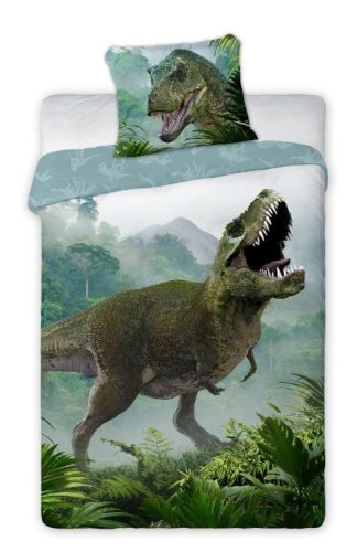 Dinoszaurusz T-Rex Forest ágyneműhuzat 140×200cm, 70×90 cm