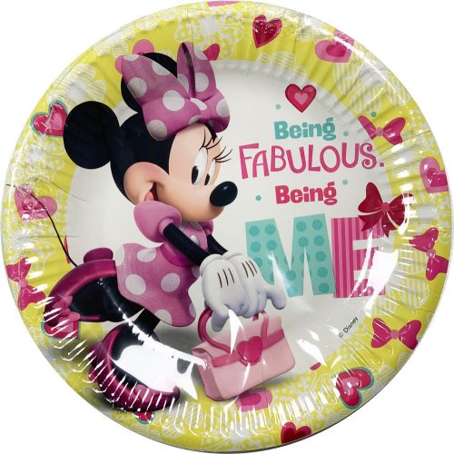 Minnie Happy Papírtányér 8 db-os 19,5 cm