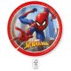 Spiderman Crime Fighter, Pókember papírtányér 8 db-os 20 cm FSC