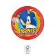 Sonic, a sündisznó Sega papírtányér 8 db-os 20 cm FSC