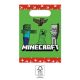 Minecraft papír ajándéktasak 4 db-os