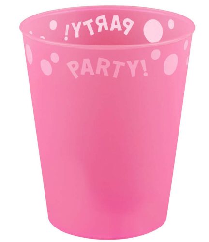 Pink, Rózsaszín pohár, műanyag 250 ml