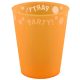 Orange, Narancssárga pohár, műanyag 250 ml