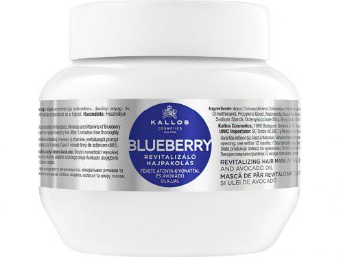 Kallos hajpakolás 275ml - Fekete áfonya - Revitalizáló
