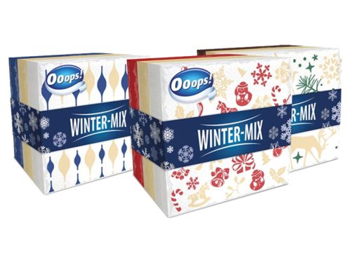 Ooops! Winter-Mix szalvéta - 3x20db-os 33x33cm 3 rétegű 