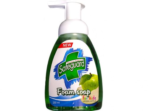 Safeguard pumpás habszappan gyerekeknek 250ml - Zöldalma