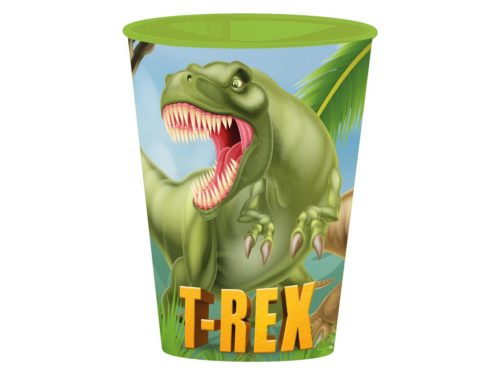 Dinoszaurusz mikrózható műanyag pohár 260 ml