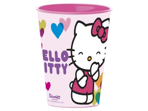 Hello Kitty mikrózható műanyag pohár 260 ml