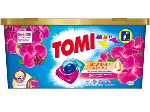Tomi Color 3+1 Power mosókapszula 28db - Orchidea és Makadámia olaj