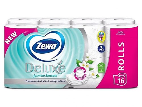 Zewa Deluxe Prémium  WC-papír 16 tekercs 3 réteg - Jasmine Blossom