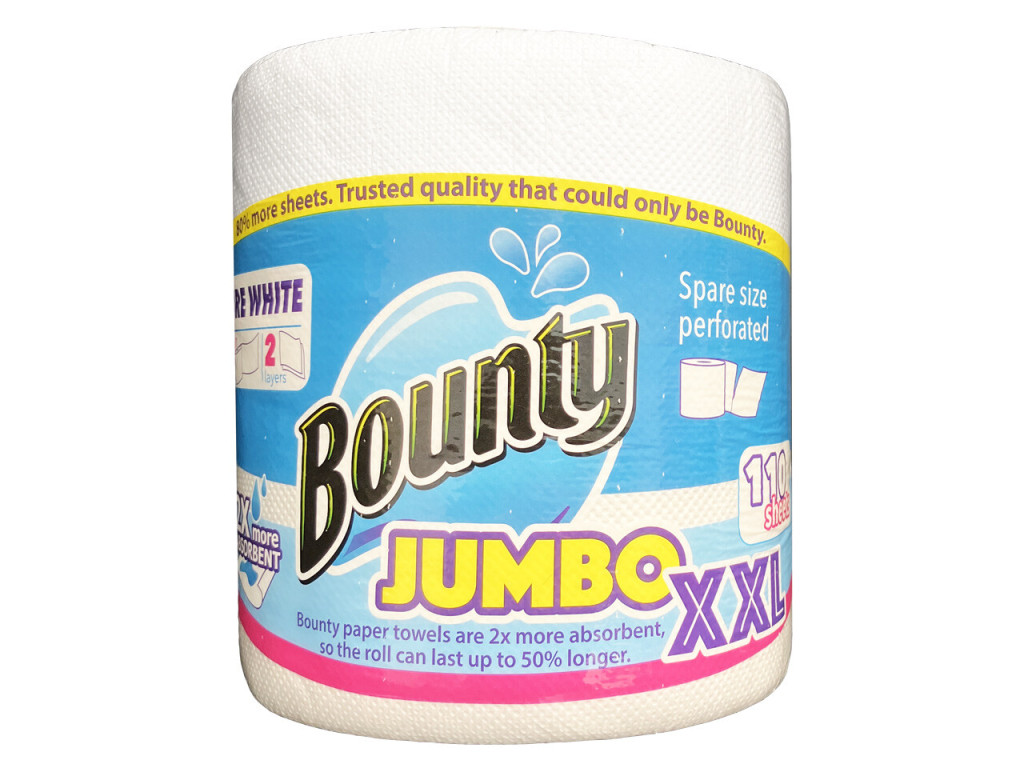 Bounty Jumbo XXL 2 rétegű papír kéztörlő - 110 lap