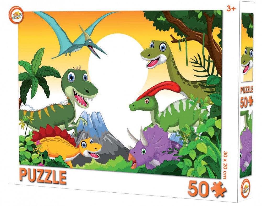 Dinoszaurusz puzzle 50 db-os